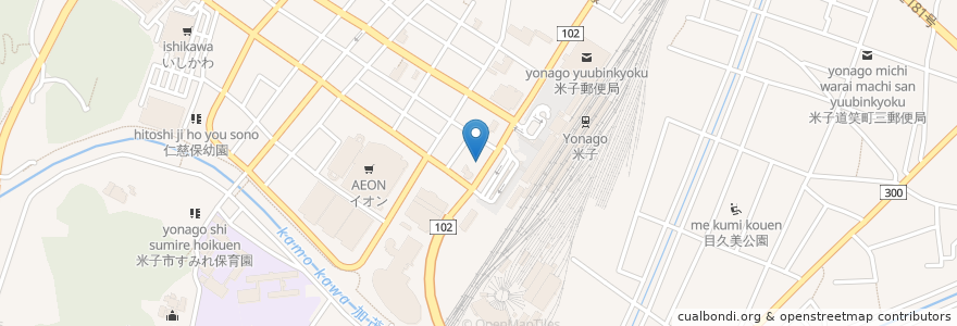 Mapa de ubicacion de タイムズカーレンタル en 日本, 鳥取県, 米子市.