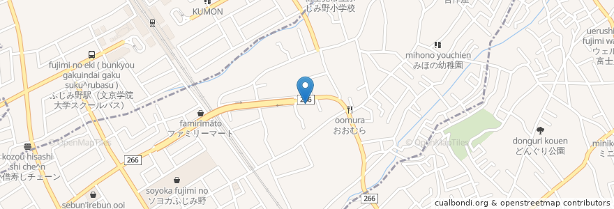 Mapa de ubicacion de ふじみ野リズム鍼灸整骨院 en Japan, 埼玉県, ふじみ野市.