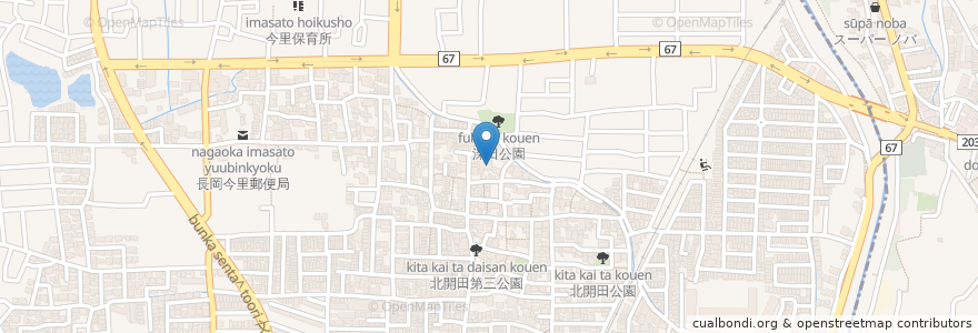 Mapa de ubicacion de 金蓮寺 en Япония, Киото, Нагаокакё.