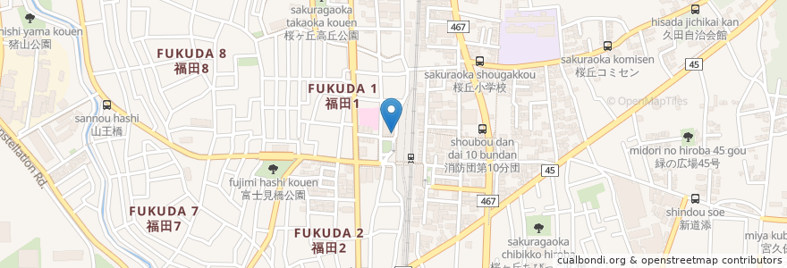 Mapa de ubicacion de やきとり大吉 en Jepun, 神奈川県, 大和市.