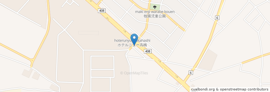 Mapa de ubicacion de 来夢来人 en Jepun, 茨城県, つくば市.