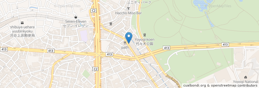 Mapa de ubicacion de 格之進RC en ژاپن, 東京都, 渋谷区.