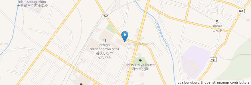 Mapa de ubicacion de ユキマツリ en 일본, 니가타현, 十日町市.