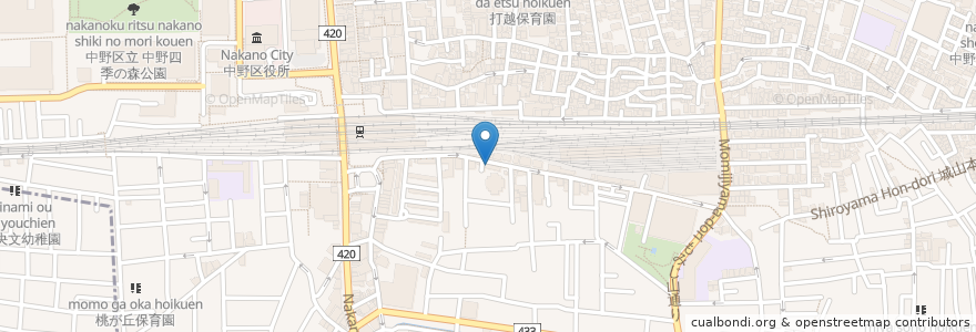 Mapa de ubicacion de 三井のリパーク en 일본, 도쿄도, 中野区.