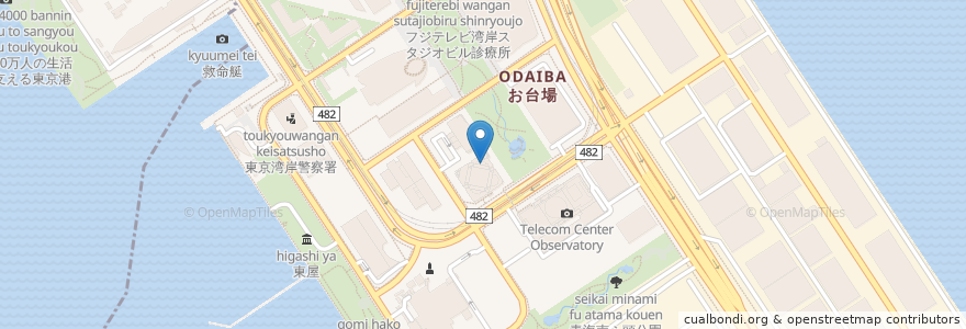 Mapa de ubicacion de グリーンズシェフ en ژاپن, 東京都, 江東区.