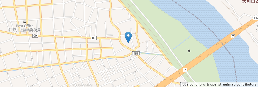 Mapa de ubicacion de クリエイトＳ・Ｄ 江戸川篠崎町店 en 日本, 东京都/東京都, 江戸川区.
