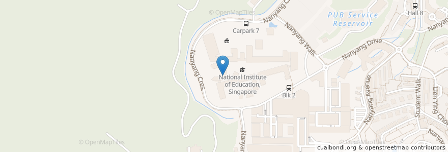 Mapa de ubicacion de NIE Canteen en Singapura, Southwest.