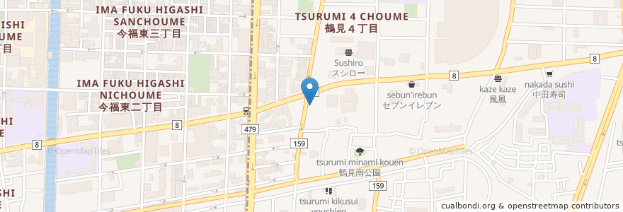Mapa de ubicacion de 三井のリパーク en Japonya, 大阪府, 大阪市.