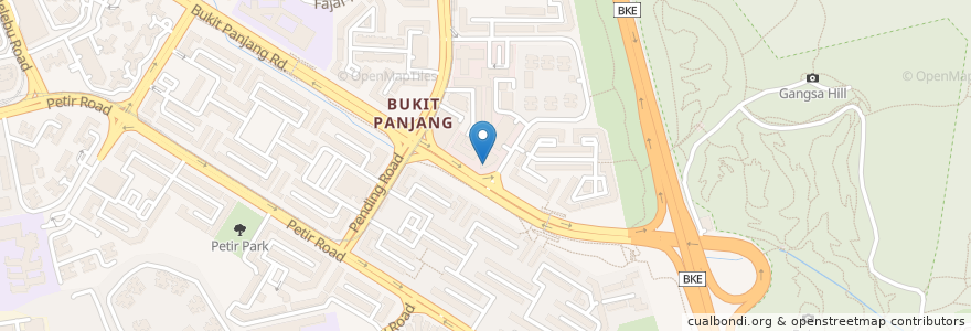 Mapa de ubicacion de Kim San Leng Coffee Shop en Сингапур, Northwest.