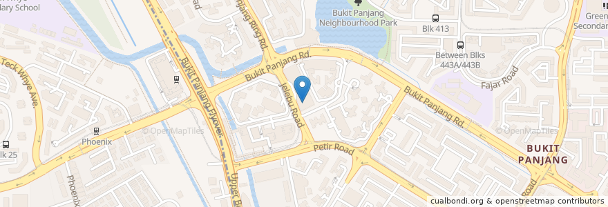 Mapa de ubicacion de Ichiban Sushi en 新加坡, 西北区.