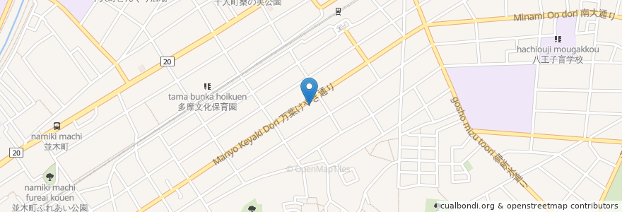 Mapa de ubicacion de さくら動物病院 en 日本, 東京都, 八王子市.