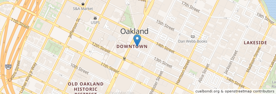 Mapa de ubicacion de Camburger en Verenigde Staten, Californië, Alameda County, Oakland.