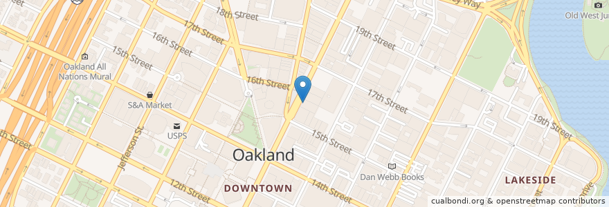 Mapa de ubicacion de Western Dental en United States, California, Alameda County, Oakland.