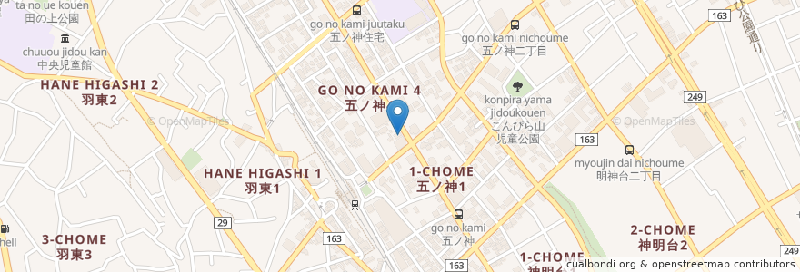 Mapa de ubicacion de 学習塾EST en 日本, 東京都, 羽村市.