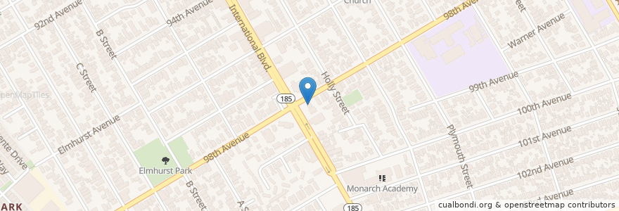 Mapa de ubicacion de Arco en Amerika Birleşik Devletleri, Kaliforniya, Alameda İlçesi, Oakland.