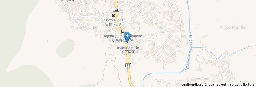 Mapa de ubicacion de 松下医院 en 日本, 静岡県, 静岡市, 清水区.