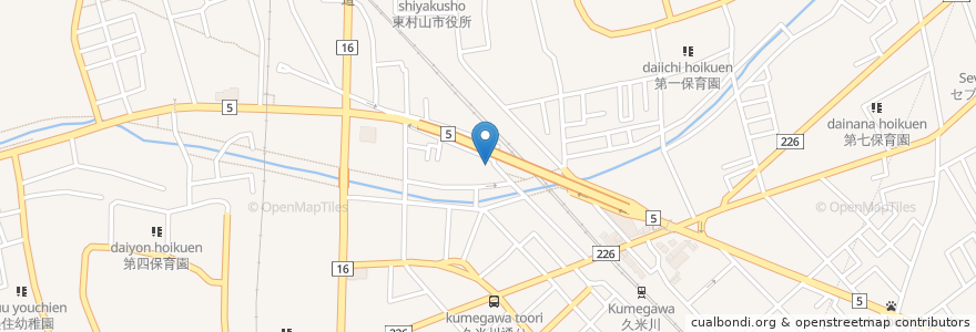 Mapa de ubicacion de このはパーク en اليابان, 東京都, 東村山市.