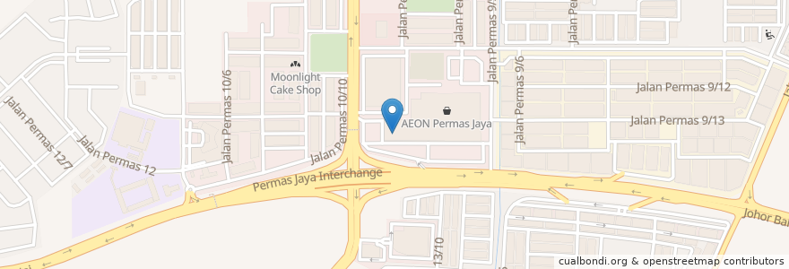 Mapa de ubicacion de Pizza Hut en مالزی, Iskandar Malaysia, Iskandar Malaysia, Johor Bahru, Johor Bahru.