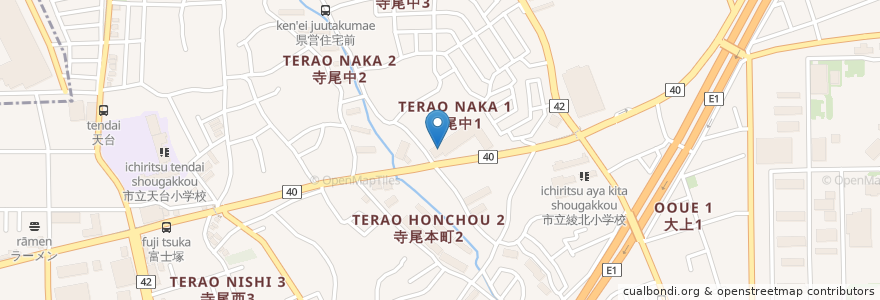 Mapa de ubicacion de すたみな太郎 en ژاپن, 神奈川県, 綾瀬市.