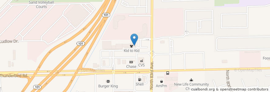 Mapa de ubicacion de Heidi's Brooklyn Deli en 美利坚合众国/美利堅合眾國, 亚利桑那州 / 亞利桑那州, Maricopa County, Peoria.