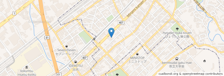 Mapa de ubicacion de アツミ胃腸科内科クリニック en ژاپن, 静岡県, 静岡市, 駿河区.