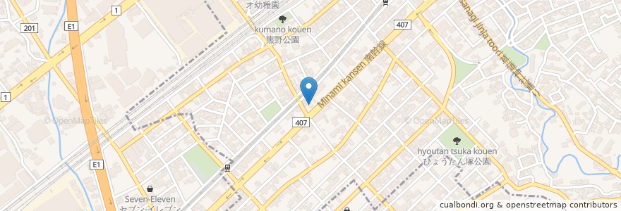 Mapa de ubicacion de 草薙眼科 en اليابان, شيزوكا, 静岡市, 駿河区, 清水区.