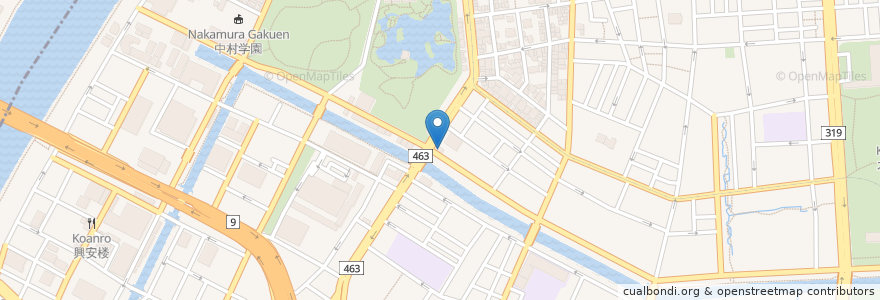 Mapa de ubicacion de 伊勢屋 en 일본, 도쿄도, 江東区.