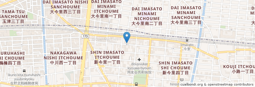 Mapa de ubicacion de cache cashe en Japonya, 大阪府, 大阪市.