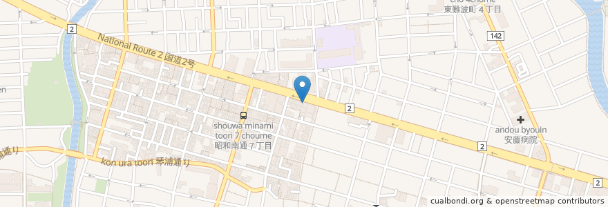 Mapa de ubicacion de KAMAL PALACE en Япония, Хёго, 尼崎市.