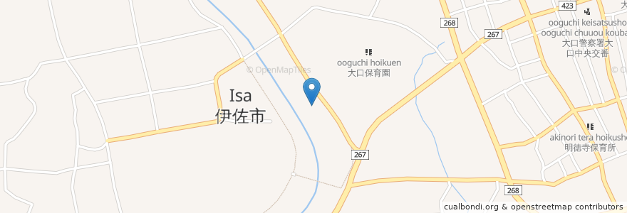 Mapa de ubicacion de 伊佐市 en Япония, Кагосима, 伊佐市.