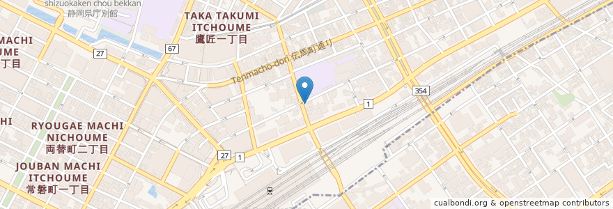 Mapa de ubicacion de 三枝クリニック肛門科 en Japón, Prefectura De Shizuoka, 静岡市, 葵区.