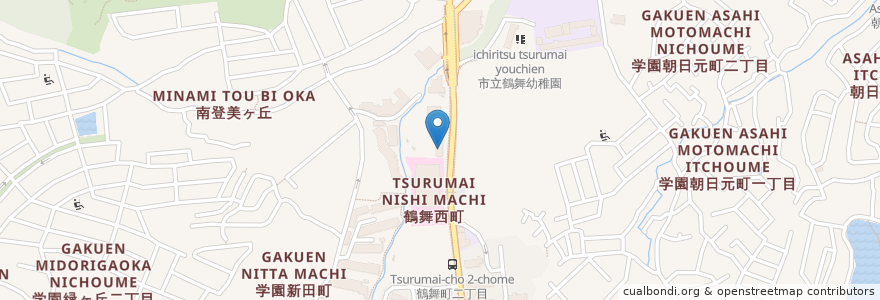 Mapa de ubicacion de さくら薬局 en Japão, 奈良県, 奈良市.