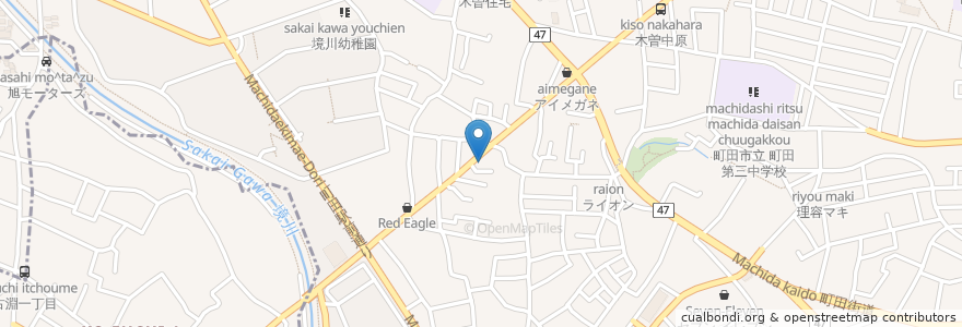 Mapa de ubicacion de アルバーロ動物病院 en Japan, Tokio, 町田市.