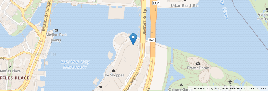 Mapa de ubicacion de DC Comics Super Heroes Cafe en Singapura, Central.