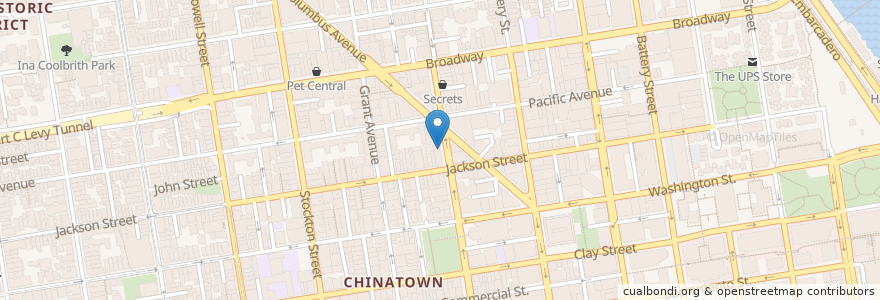 Mapa de ubicacion de House of Xian Dumpling en Estados Unidos De América, California, San Francisco, San Francisco.