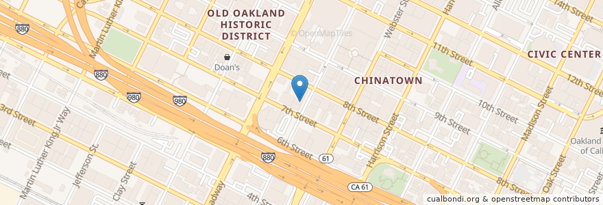 Mapa de ubicacion de First Optical en Amerika Birleşik Devletleri, Kaliforniya, Alameda İlçesi, Oakland.