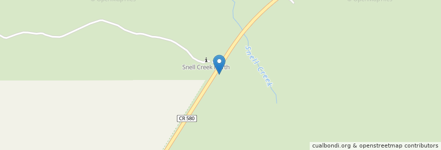 Mapa de ubicacion de Snell Creek South en Estados Unidos Da América, Flórida, Polk County.