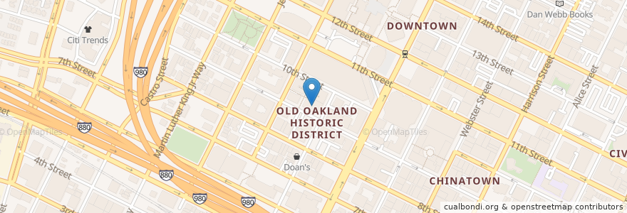 Mapa de ubicacion de AS B-Dama en United States, California, Alameda County, Oakland.