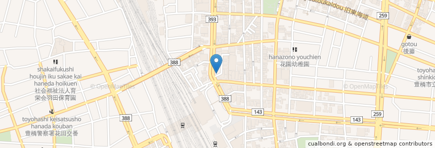 Mapa de ubicacion de 三菱UFJ銀行ATMコーナー　豊橋駅前 en ژاپن, 愛知県, 豊橋市.