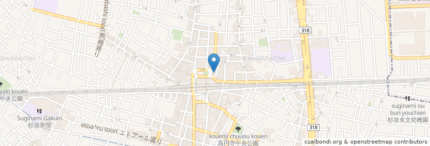Mapa de ubicacion de Renoir en Japan, Tokyo, Suginami.