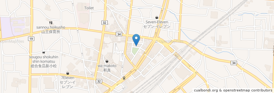 Mapa de ubicacion de BASE en 日本, 长野县, 長野市.