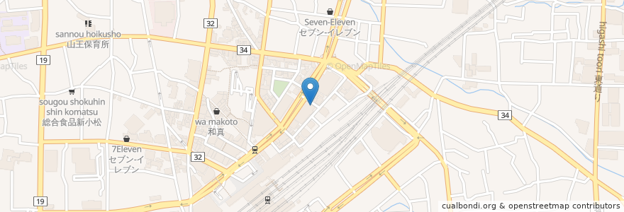 Mapa de ubicacion de 吟屋食堂 en ژاپن, 長野県, 長野市.
