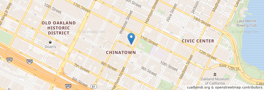 Mapa de ubicacion de Kim Huong en United States, California, Alameda County, Oakland.