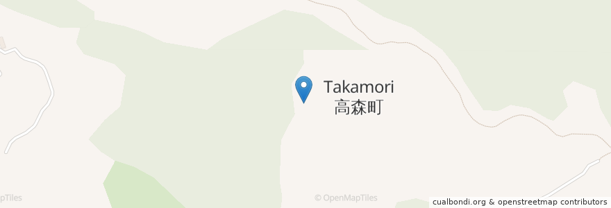 Mapa de ubicacion de 高森町 en اليابان, 熊本県, 阿蘇郡, 高森町.