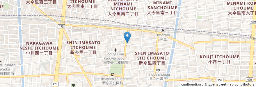 Mapa de ubicacion de もりた歯科医院 en Giappone, Prefettura Di Osaka, 大阪市.