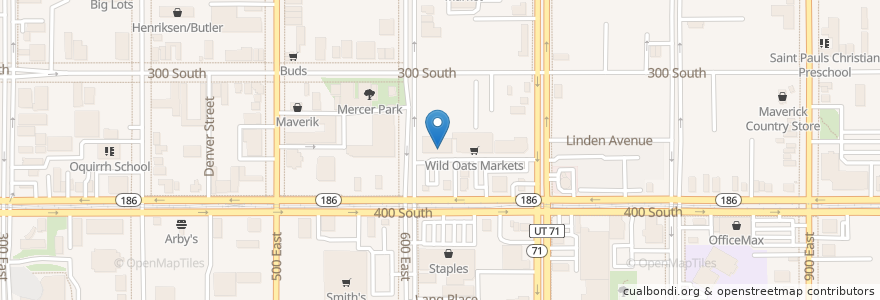 Mapa de ubicacion de Pizzeria Limone en アメリカ合衆国, ユタ州, Salt Lake County, Salt Lake City.
