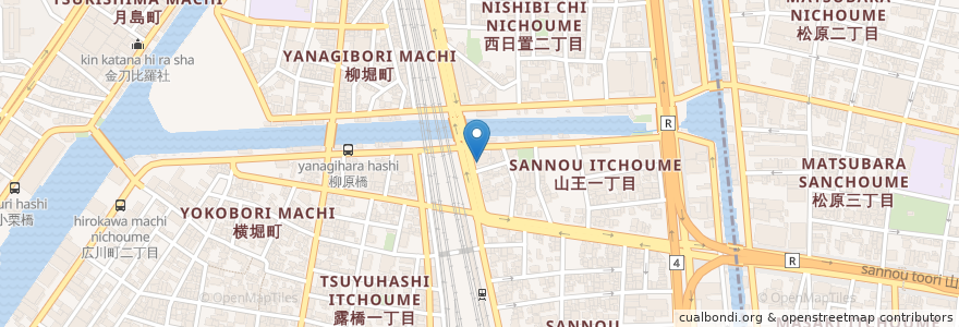 Mapa de ubicacion de 岡本歯科 en 日本, 愛知県, 名古屋市, 中川区.