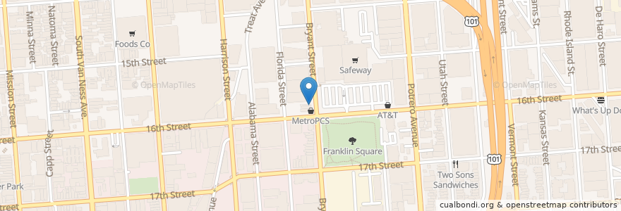 Mapa de ubicacion de Mikado Sushi en Соединённые Штаты Америки, Калифорния, Сан-Франциско, San Francisco.