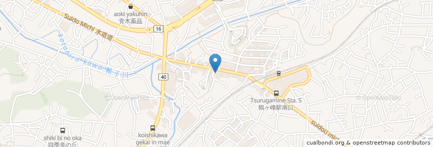 Mapa de ubicacion de リッチ ワールド en 日本, 神奈川縣, 横滨市, 旭区.