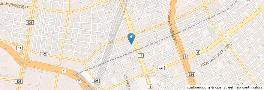 Mapa de ubicacion de 山梨中央銀行 en 일본, 도쿄도, 치요다.